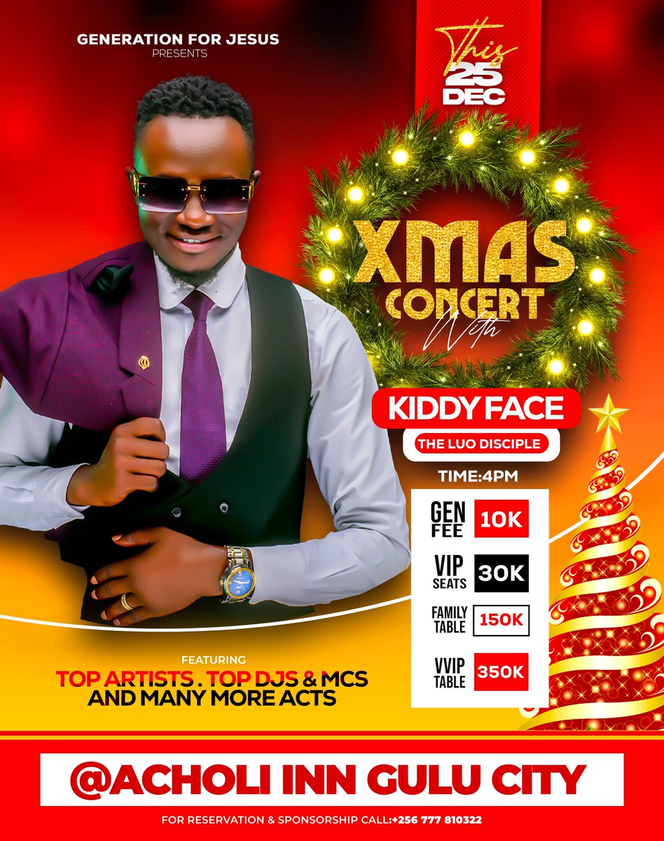 lakowadi's tweet photo. Christmas Is For Jesus Let’s Celebrate The Birth of Our Lord On 25th December With Kiddy Face UG The Luo Disciple With Lot’s Of Many Gospel Artists.
#generationforjesus.
•Alfa De-reign Promotions https://t.co/GKYOmMeaY6