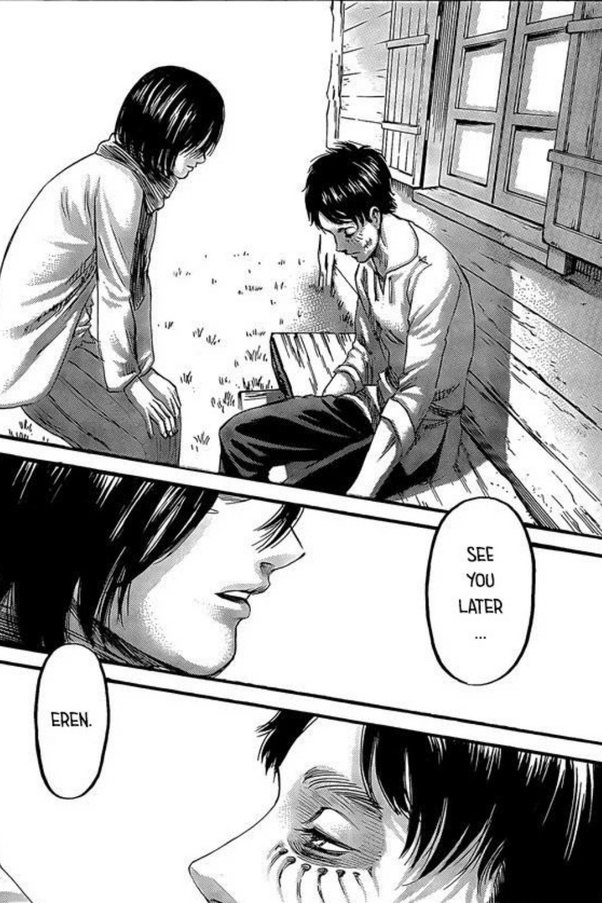 jaandahl2004's tweet photo. Thank you, Isayama, for creating this incredible universe. Tears flowed like a river at the end. 😢💔 #shingekinokyojin #farewell #erenyeager #MikasaAckerman  #erenmikasa https://t.co/dA4iilgHXM