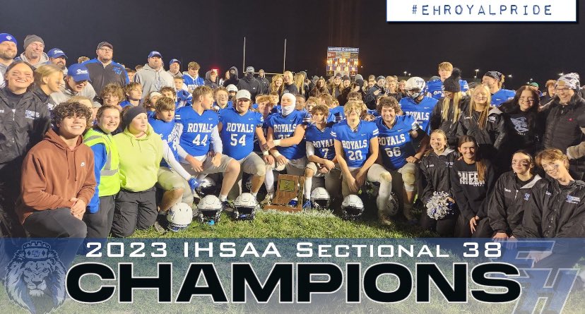 EliManship26's tweet photo. Great Sectional Championship win! We are far from finished! Ready for next week at Southmont! https://t.co/9Kx3FE3kDz