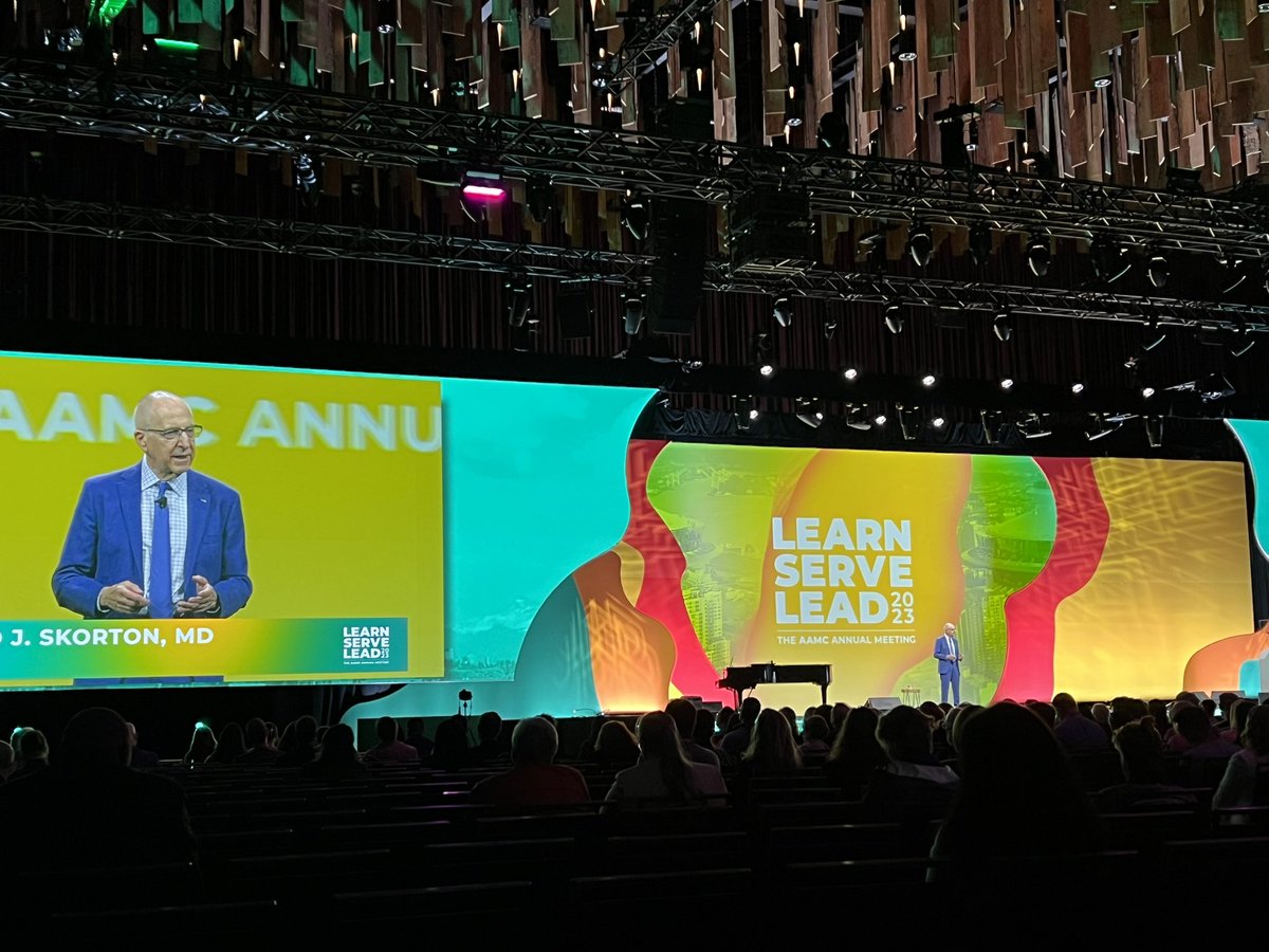 Amid all the challenges we face on the path ahead, <a href="/AAMCtoday/">AAMC</a> President &amp; CEO <a href="/DavidJSkorton/">David J. Skorton</a> makes a powerful case for how the #academicmedicine #meded community can make a difference together. #aamc23