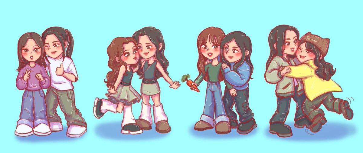 kep1yle's tweet photo. Minji with members
🐻🦭🐶🐱🐹
🤍🩵🤍🩵🤍

#catnipz #husseyz #leekimz #bbangsaz 
#NewJeans #Minji #Hanni #Danielle #Haerin #Hyein 
#뉴진스 #민지 #하니 #다니엘 #해린 #혜인
#fanart https://t.co/UTyci9oNmc