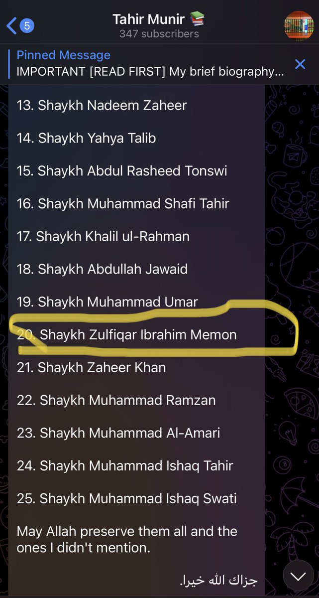_ibnSajad's tweet photo. Brothers I want to seek clarity - we know our Ulama have warned against protests and they are impermissible.

Tahir Munir is promoting protesting based on his teacher Zubair Marjalvi. He said he is a student of Shaykh Zulfiker. Does Shaykh Zulfiker Memon also promote this view? https://t.co/jAZ5l3KFfl