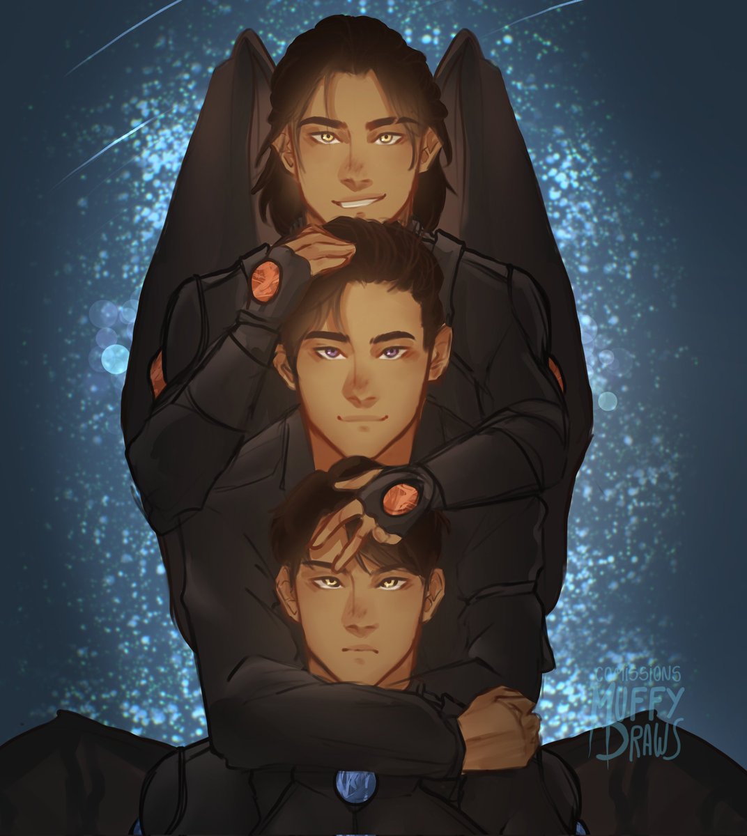 #Azrielweek - The family you make 💕🌌

“What they learned was that we love each other as true brothers. And there was nothing that we wouldn’t do, no one we wouldn’t kill, to reach each other. To save each other”

↳ Art. by <a href="/muffy_draws/">muffy 🌵</a>