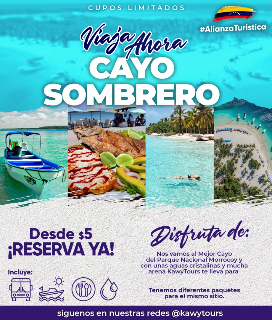 kawytours's tweet photo. Un lugar espectacular de nuestro parque Morrocoy, nos vamos el el domingo 12/11/2023 desde Maracay y Valencia. No te quedes y reserva. Por solo 25$ el básico y el full por solo 38$ más información por aquí o al WhatsApp 04128675777 #Libertadores2023 #CopaLibertadores #INDvSA https://t.co/3bP6Gp3PUW