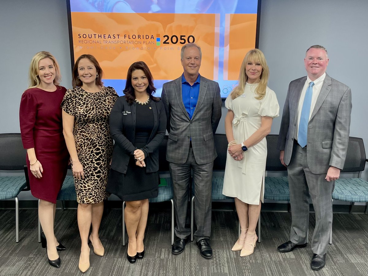 On Friday the Southeast Florida Transportation Council (SEFTC) met to review progress on the Regional Transportation Plan update. Learn more and participate in this effort by taking the survey at: seftc.org/2050rtp #transportation #palmbeachtpa #3Counties1TravelingPublic