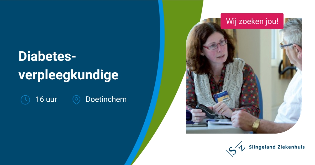 SlingelandZiekenhuis (@slingeland_zh) on Twitter photo ๐ก๐ถ๐ฒ๐๐๐ฒ ๐๐ฎ๐ฐ๐ฎ๐๐๐ฟ๐ฒ: obi41.nl/yckvp5e5
Wil jij voor onze diabetespatiรซnten een bron van steun en inspiratie zijn? Grijp dan deze kans en solliciteer om bij te dragen aan het verder ontwikkelen van de diabeteszorg en het welzijn van onze patiรซnten in de Achterhoek! ๐ก๐ถ๐ฒ๐๐๐ฒ ๐๐ฎ๐ฐ๐ฎ๐๐๐ฟ๐ฒ: obi41.nl/yckvp5e5
Wil jij voor onze diabetespatiรซnten een bron van steun en inspiratie zijn? Grijp dan deze kans en solliciteer om bij te dragen aan het verder ontwikkelen van de diabeteszorg en het welzijn van onze patiรซnten in de Achterhoek!