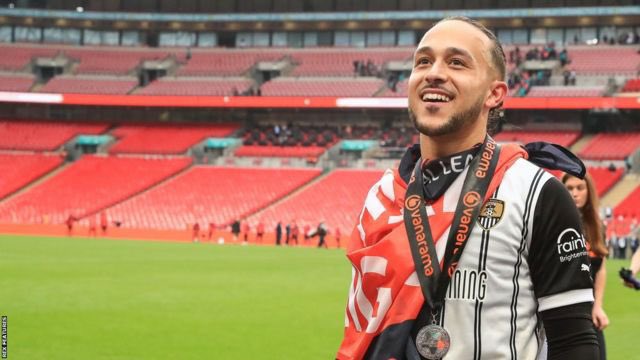 Jodi Jones back at Wembley? Oh go on then😜 Buzzing for you mate @JodsJones 💫 #PUSB | #Notts