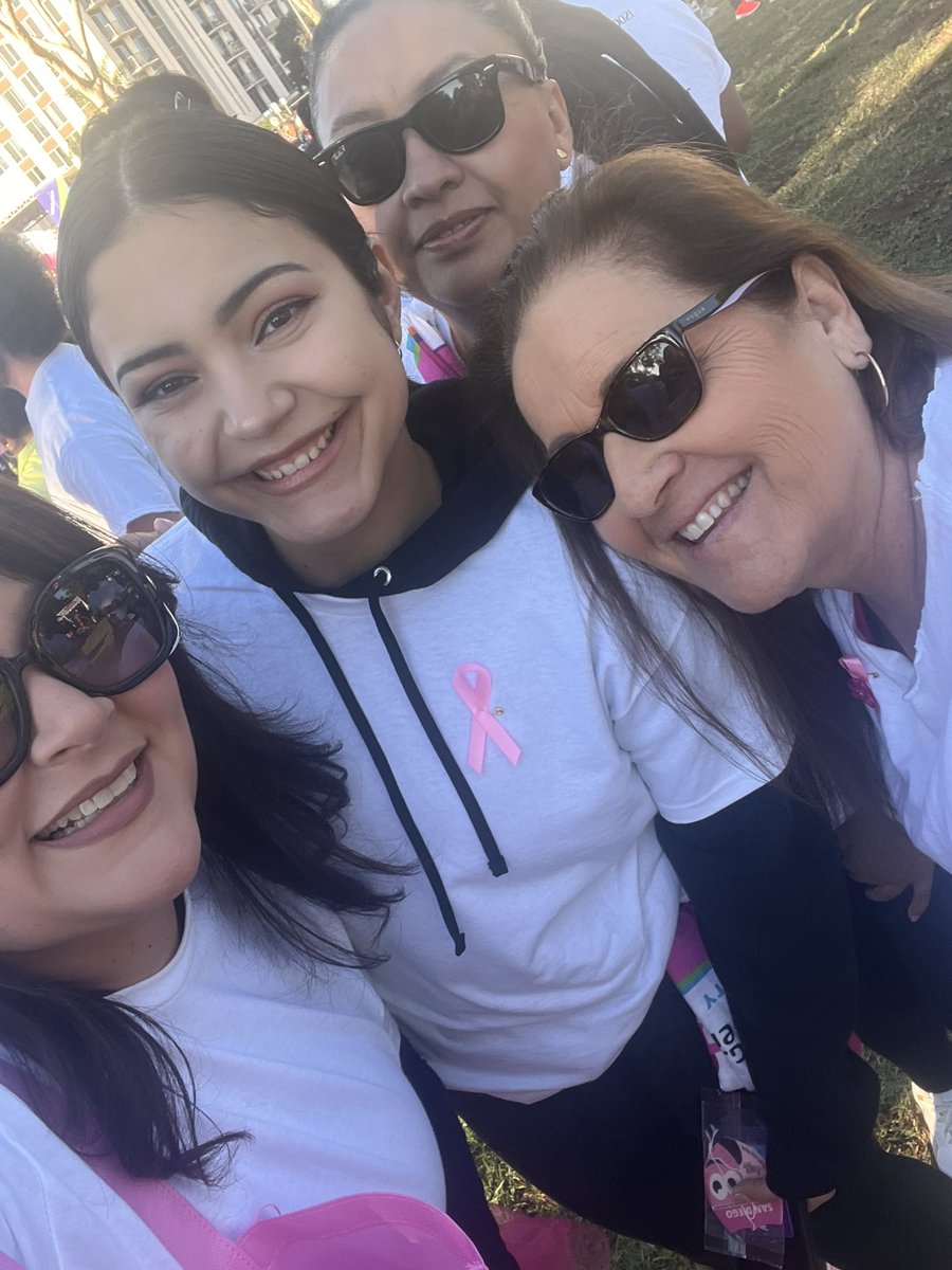 Walking to “Hammer out Breast Cancer” with my Home Depot family!!