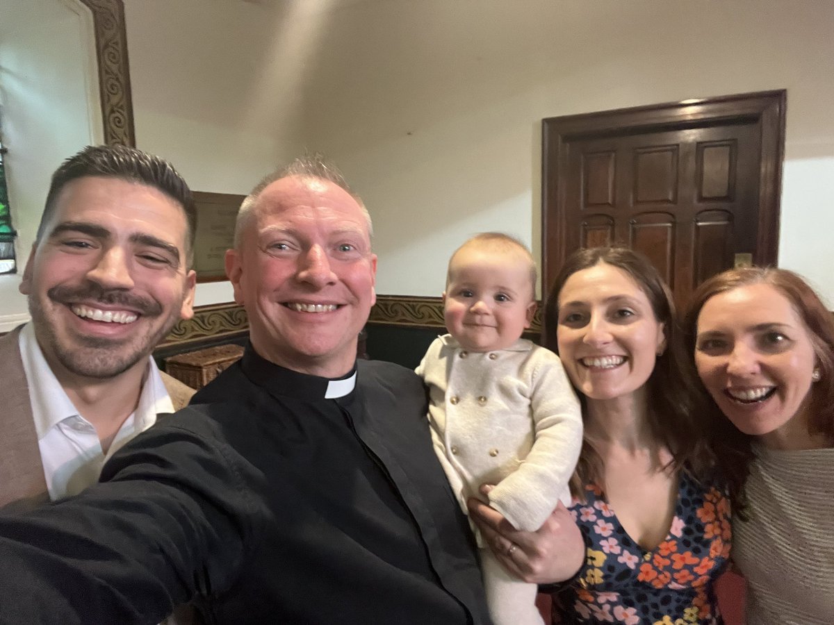 Joyful occasion baptising baby Harris at <a href="/StJohnsHoxton/">St John's Hoxton</a> today as part of our All Saints all-age worship celebration!!