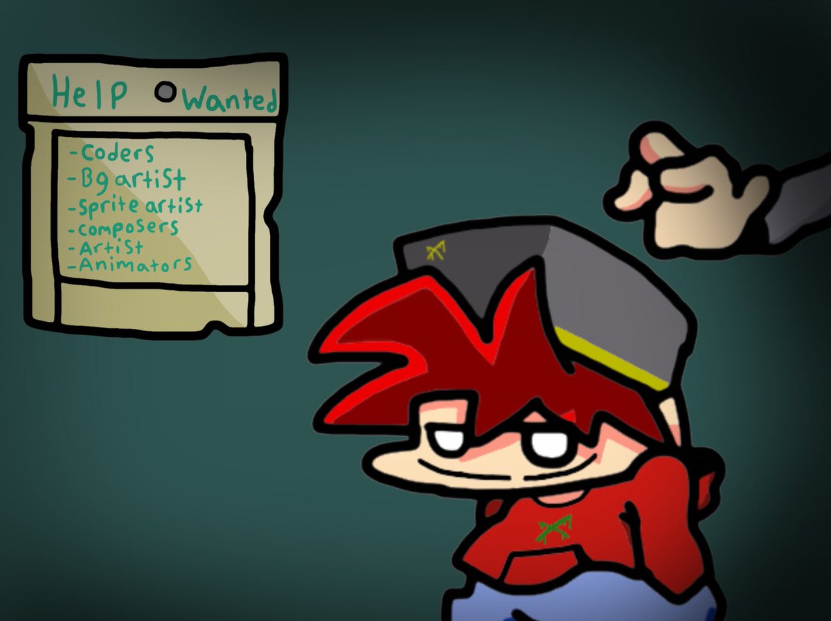 X_s1de_Funk's tweet photo. Help Wanted 
#FNF 
Dm on discord if you wanna help: funnybfbeepbobaboy https://t.co/YvskwhMMKE