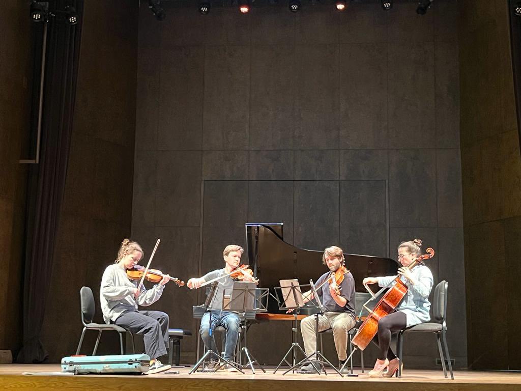 Ligeti Quartet (@ligetiquartet) on Twitter photo Rehearsals this morning ahead of our 2:30pm concert at <a href="/SalleBourgie/">Salle Bourgie</a>
We’ll be playing Ligeti’s 1st & 2nd String Quartets, <a href="/thelukasligeti/">Lukas Ligeti</a> ‘Entasis’ + a selection of our Nouvelles Etudes including <a href="/Hazrati_Emily98/">Emily Hazrati</a> <a href="/RolfHind/">rolf hind</a> <a href="/sidneybcorbett/">sidney corbett</a> <a href="/mandhiradesaram/">Mandhira de Saram</a> <a href="/NicoleLizee/">Nicole Lizée</a> Rehearsals this morning ahead of our 2:30pm concert at <a href="/SalleBourgie/">Salle Bourgie</a>
We’ll be playing Ligeti’s 1st & 2nd String Quartets, <a href="/thelukasligeti/">Lukas Ligeti</a> ‘Entasis’ + a selection of our Nouvelles Etudes including <a href="/Hazrati_Emily98/">Emily Hazrati</a> <a href="/RolfHind/">rolf hind</a> <a href="/sidneybcorbett/">sidney corbett</a> <a href="/mandhiradesaram/">Mandhira de Saram</a> <a href="/NicoleLizee/">Nicole Lizée</a>