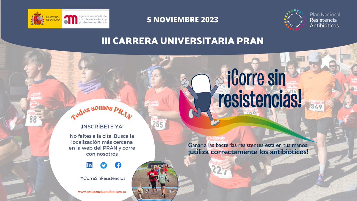 📌La III edición de #CorreSinResistencias ya se ha celebrado por las calles de Murcia, Vitoria, Salamanca, Sevilla y Valencia

🏃🏻🏃🏻‍♀️ Hemos visto correr a más de 1.300 participantes , ¡muchas gracias a tod@s los corredores y organizadores!

📰Nota de prensa  bit.ly/49ohfTr