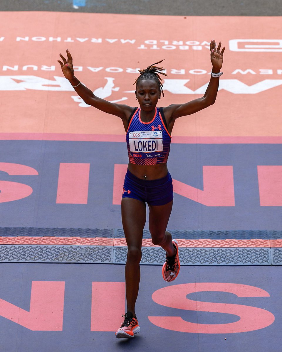 Under Armour (@underarmour) on Twitter photo THIS GIRL IS ON FIRE 🔥<a href="/shazrinee/">Sharon Lokedi</a> with an outstanding effort to take 3rd at the <a href="/nycmarathon/">TCS New York City Marathon</a> and put herself on the podium for the second year in a row. Congratulations Sharon! 🎉 THIS GIRL IS ON FIRE 🔥<a href="/shazrinee/">Sharon Lokedi</a> with an outstanding effort to take 3rd at the <a href="/nycmarathon/">TCS New York City Marathon</a> and put herself on the podium for the second year in a row. Congratulations Sharon! 🎉