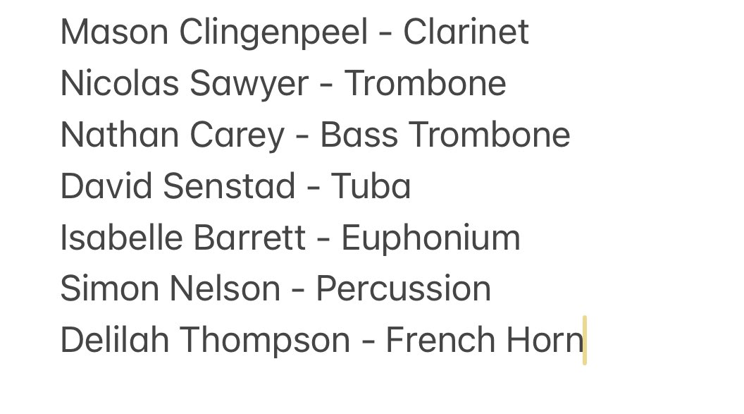 ehsbands's tweet image. Congratulations to the 10 Black Raider band members who auditioned for the NWIBA honor band yesterday. 

An extra big congratulations to the 7 students who were selected to represent East High!