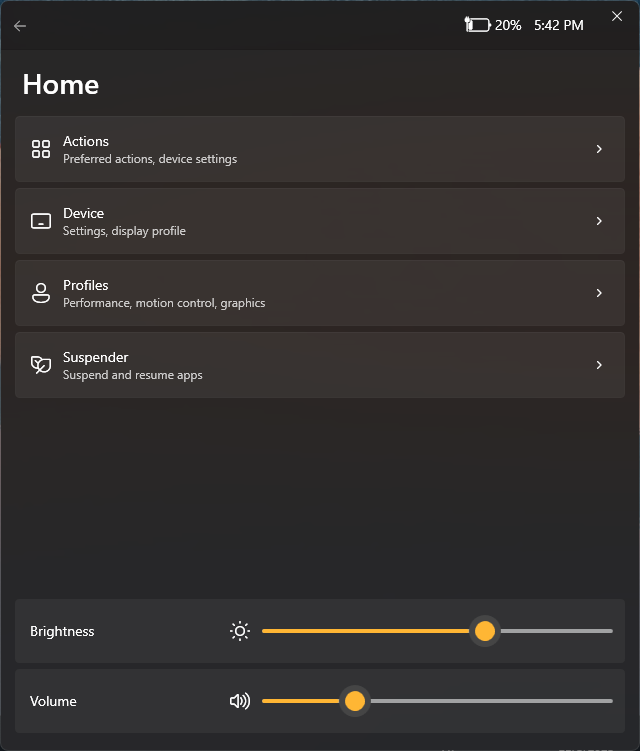 BenjaminLesueur's tweet photo. We've finally released our latest #handheldcompanion build to Patreons. It's a major update, bringing proper power and fan control as well as LED control and updated UI. https://t.co/Rug8nXF0ad https://t.co/JhbGLWLS4U