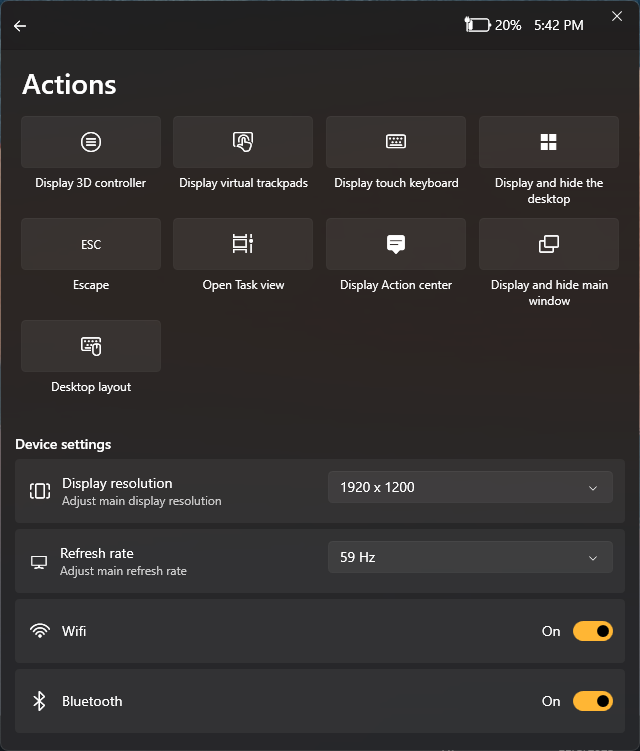 BenjaminLesueur's tweet photo. We've finally released our latest #handheldcompanion build to Patreons. It's a major update, bringing proper power and fan control as well as LED control and updated UI. https://t.co/Rug8nXF0ad https://t.co/JhbGLWLS4U