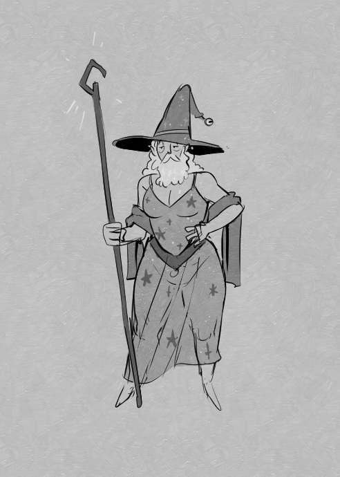 alvaro asked me to draw a bodacious wizard and who am i to deny him