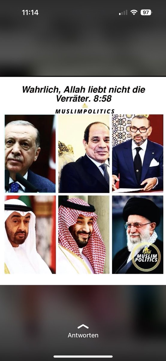 Asadullah9797's tweet photo. #StaatsräsonTötet
#KeinBlutFürSchuld
#Genocide_in_Gaza
#GazaGenocide
#GazaUnderAttack
#FreePalestine
#freegaza
#AlAgsa
#GazaBleedingWorldSleeping
Die Verräter der Ummah ! https://t.co/W3WELSobod