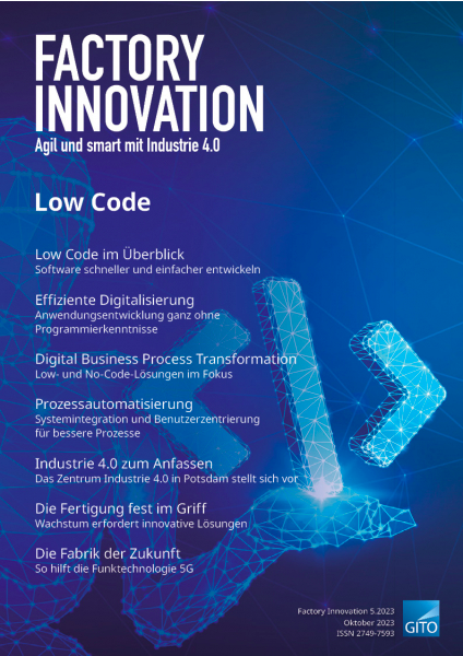 GitoVerlag's tweet image. Low Code und No Code-Lösungen im Überblick: Wie kann man Software schneller und einfacher entwickeln? Außerdem stellt sich das Zentrum Industrie 4.0 in Potsdam (@AZI40_Potsdam) vor. 

Alles rund um #LowCode, #NoCode und #ProzessAutomatisierung erfahren Sie in der neuesten Factory…