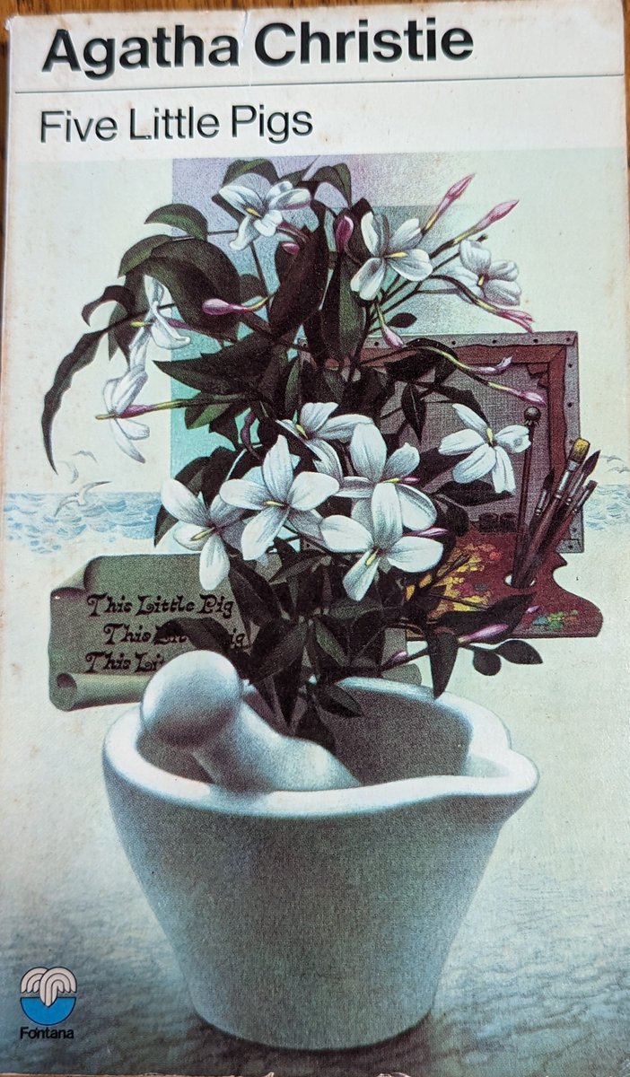 The <a href="/agathachristie/">Agatha Christie</a> story "Five Little Pigs" is the perfect title for this week's #murdereverymonday topic given its central character is the artist Amyas Crale ... but surprisingly only the Tom Adams cover (not the Collins or Dodd 1sts) integrated this theme into the cover.