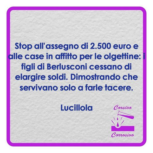 #Berlusconi #olgettine #6novembre #5novembre #Piersilvio #BungaBunga