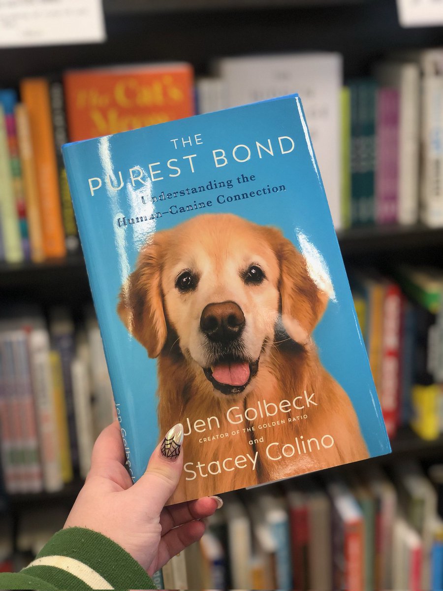 TheGoldenRatio4's tweet photo. Hi, Everyone! My publisher would like me to tell you all the places where you can order our new book, The Purest Bond: Understanding the Human-Canine Connection 🧵
#1 Barnes &amp; Noble - here is Vink in the wild at @BNShelbyTwp spotted by @thebookstoregal https://t.co/o2VxKSH18H https://t.co/n4kYXjmDGI
