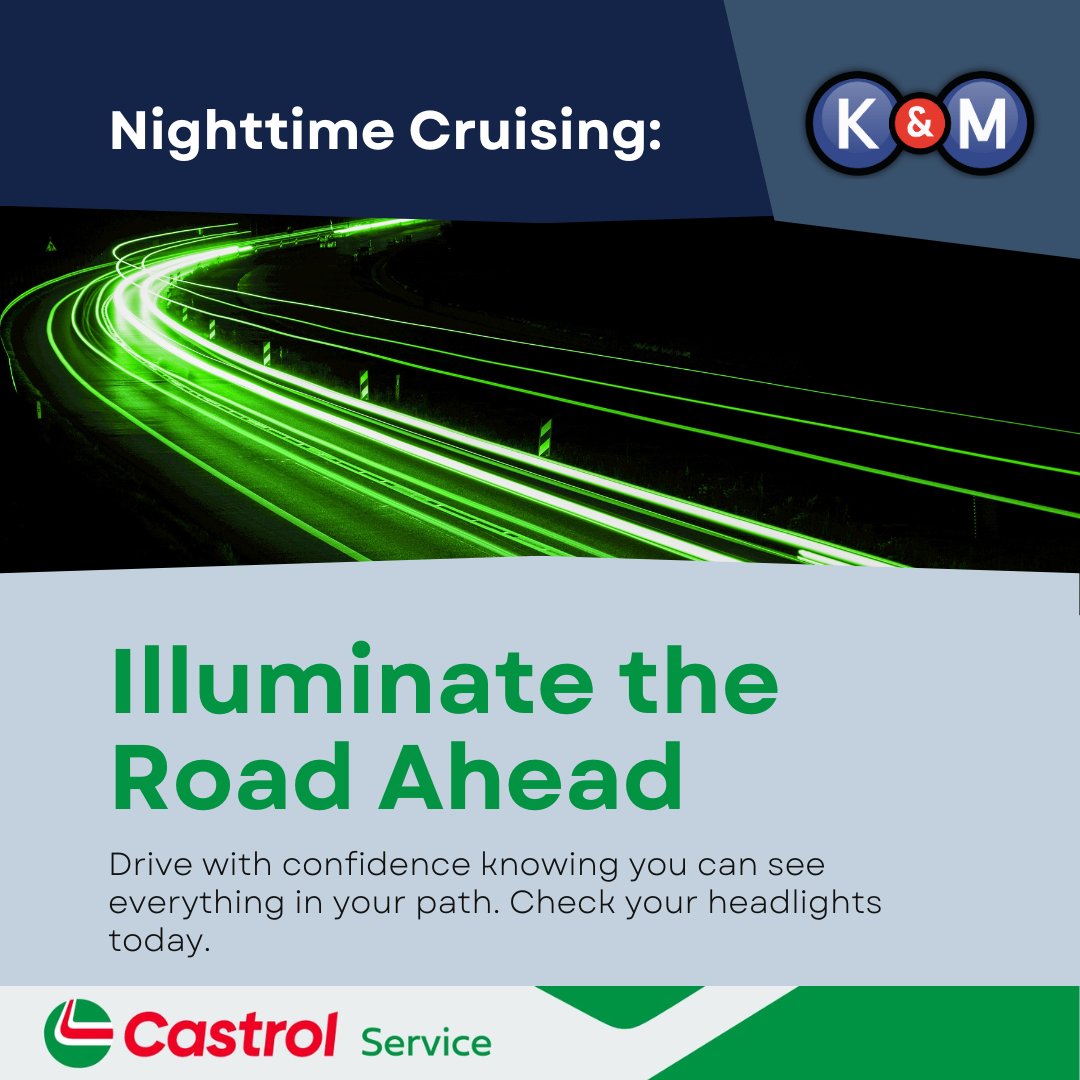 kandmcitroen's tweet image. 🌃🚗 As the nights get longer, let's shine a light on safety! 🚗🌃
Hey Crowborough drivers! With the clocks changed, we're all spending more time driving in the dark. 🕒🌑 It's crucial to ensure your car lights are in top shape.
#CarSafety #DriveSafeCrowborough 
#castrolservice