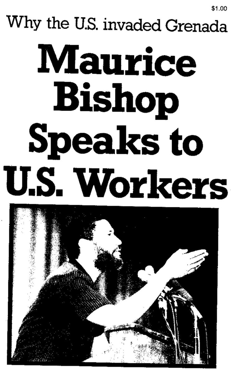 the_penandpaper's tweet image. 🧵Thread of #ReadingSpaces📚: Why US Invaded Grenada ~Maurice Bishop Speaks to US Workers