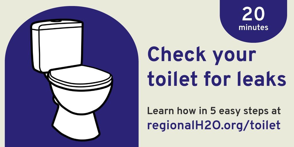 ConserveH2Org's tweet photo. Daylight Saving Time ends today, and we’ve got a great idea of what to do with (part of) your extra hour: check your toilet for leaks! It only takes about 20 minutes and could save you hundreds of gallons of water each month: https://t.co/sztLM995rp https://t.co/WprlyxOTT3
