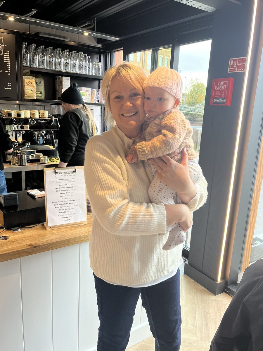 BishGloucester's tweet photo. Wonderful to visit the new @whollygelato unit at new #FoodDock Gloucester Quays. I first visited this fabulous family farm in 2017. And now you can have amazing gelato and amazing waffles .. and more! @glosdioc https://t.co/wPsHZhHiI3