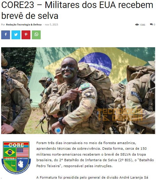 De novo? 

Brasil tá virando casa de praia das Forças Armadas dos EUA. O mundo está mudando. A roda está girando. E estamos indo pro lado perdedor e, pior, pro lado que é nosso algoz e inimigo natural.