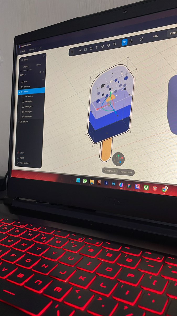 whosnafees's tweet image. Been Playing around with @splinetool and this tool is lit🔥🔥 
#3d #3dui