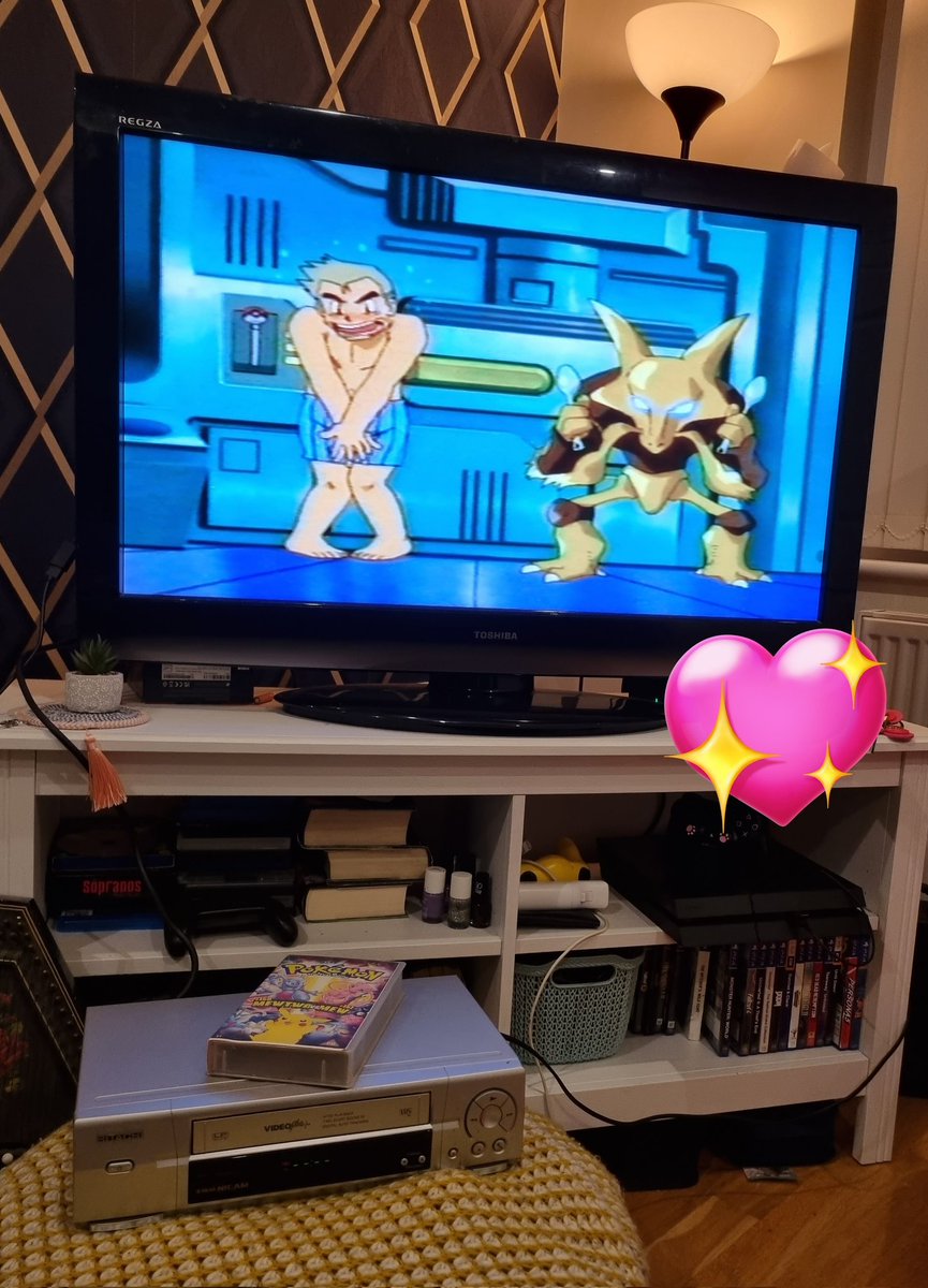 Someone threw a VHS player in the e-waste bin where I volunteer... and it works!!

I can finally watch all my Pokémon tapes again! 😭