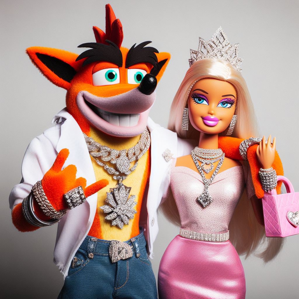 Taking barbie home, bout to crash in her bandicoot🗣️💯