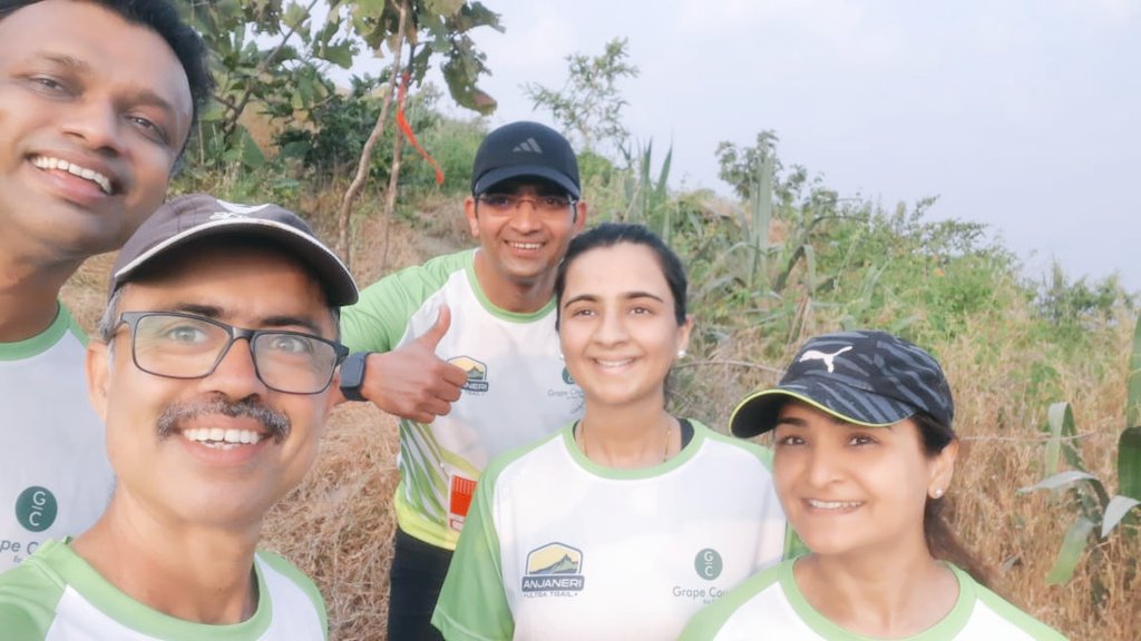Completed Anjaneri Ultra Trail 10 Kms today in Nashik! Beautiful route, wonderful experience!! Huge thanks to my coaches for their guidance on this running journey! 🙏