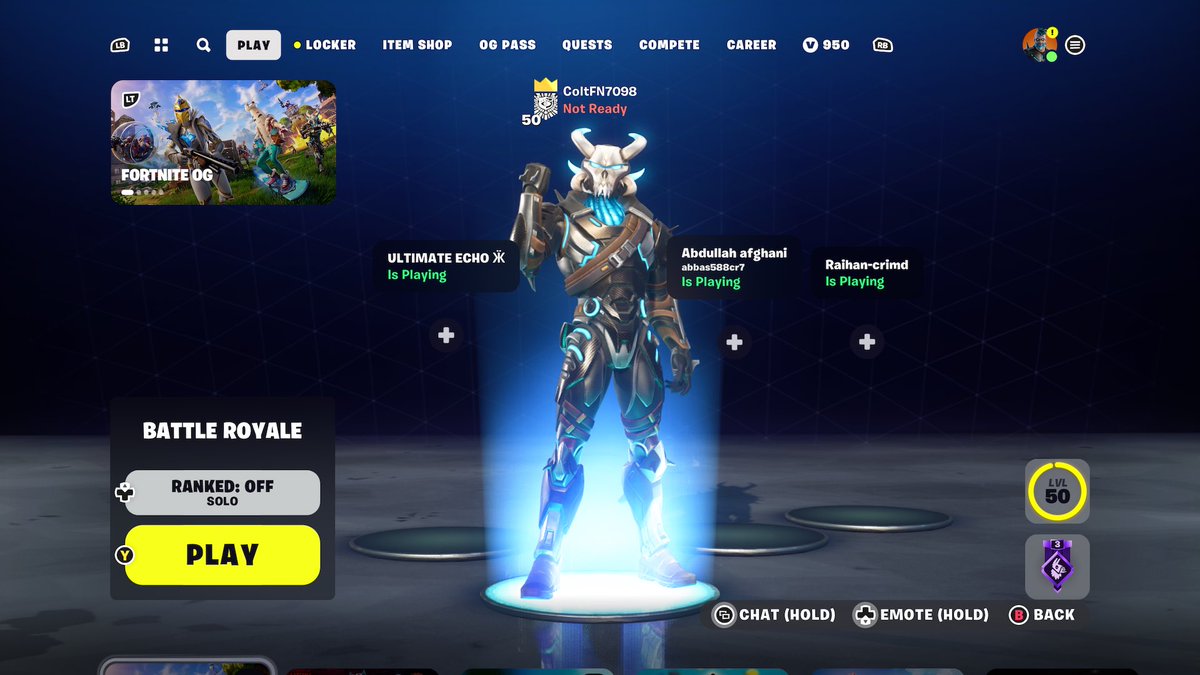 Its_ColtFN's tweet image. This season is actually so much fun the vibes are so high rn #FortniteOG