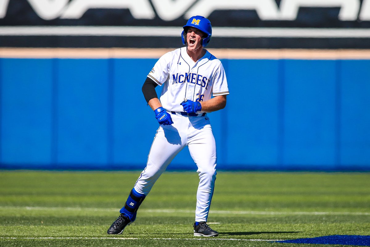 McNeeseBaseball's tweet photo. End 3 | Pokes plate two 

LSU - 1
McNeese - 2

#GeauxPokes | #FERDA https://t.co/iVYONcd5RO