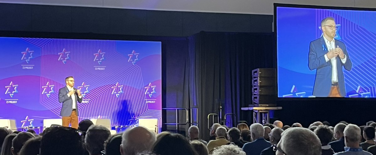 Scott Lasensky (@scottlasensky) on Twitter photo "We live in a time when we don't have to ask anyone for permission to be Jewish," says <a href="/AmitaiFraiman/">Amitai</a>, in a stirring, emotional opening <a href="/z3_project/">Z3_Project</a>, looking ahead at rebuilding and recovery he declares "hope is inherent in our Jewish DNA." <a href="/ofjcc/">Oshman Family JCC</a> #BringThemHomeNow "We live in a time when we don't have to ask anyone for permission to be Jewish," says <a href="/AmitaiFraiman/">Amitai</a>, in a stirring, emotional opening <a href="/z3_project/">Z3_Project</a>, looking ahead at rebuilding and recovery he declares "hope is inherent in our Jewish DNA." <a href="/ofjcc/">Oshman Family JCC</a> #BringThemHomeNow