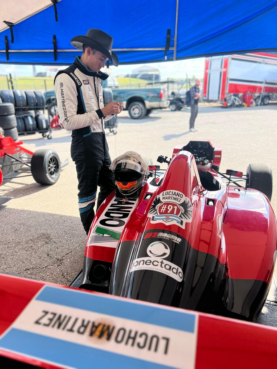 Lucianomzrtinez's tweet photo. The 2023 season has been a memorable experience on the international stage. Competing at #Cota  and other renowned circuits has been an honor ! Gratitude to all who have joined me on this journey @f4championship 🌎🏆 #SeasonClosure #InternationalJourney #LucianoMartinez https://t.co/nlroVr4Hyy