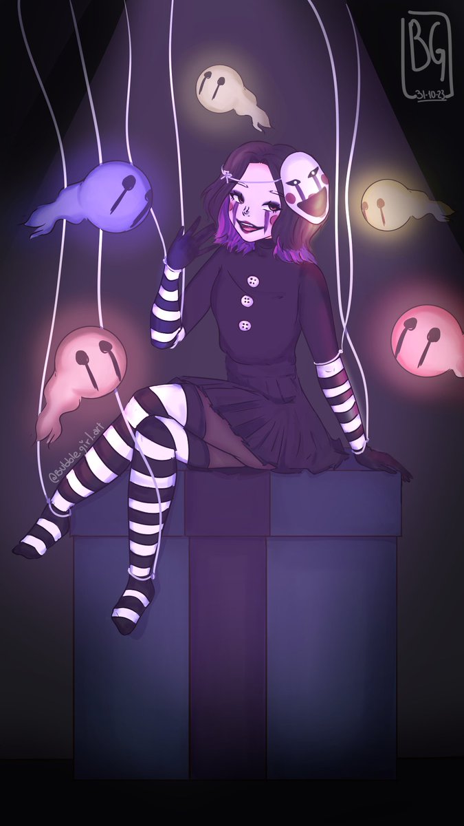bubbleArt04's tweet photo. Dibujito que hice hace unos dias y me olvide de subir por aca u.u
Yo si le hubiera animado a disfrazarme 
.
.
#FNAF #FiveNightsAtFreeddys #fnaffanart #puppetfnaf #fivenightsatfreeddysmovie https://t.co/JROUAUWpSy