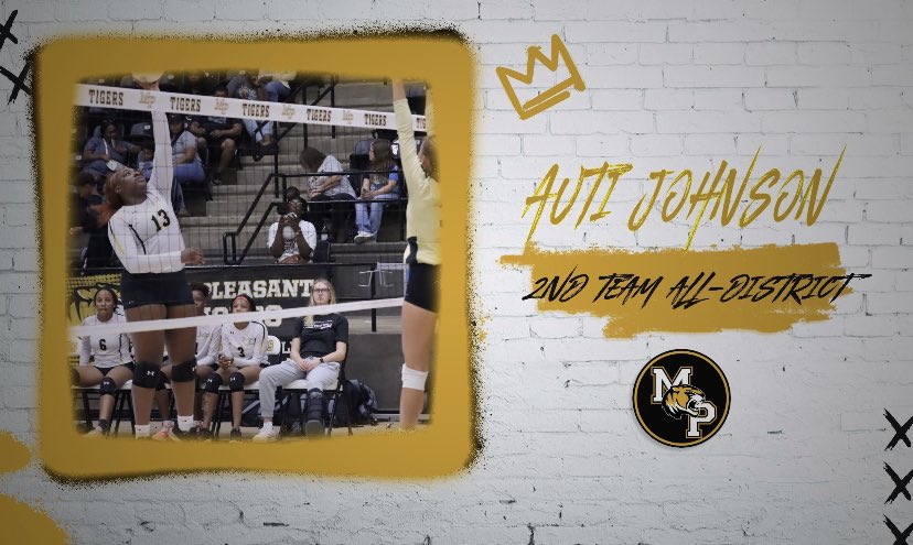 Congratulations Jordan Batchelor on being named 1st Team All-District &amp; Auti Johnson for being named 2nd Team All-District! 💛🏐 
Thank you for all your hard work ladies 
<a href="/mp_volleyball/">MP Tiger Volleyball</a> <a href="/mount_school/">Mount Pleasant High School</a> <a href="/Coach_Cluley/">Coach Cluley</a>