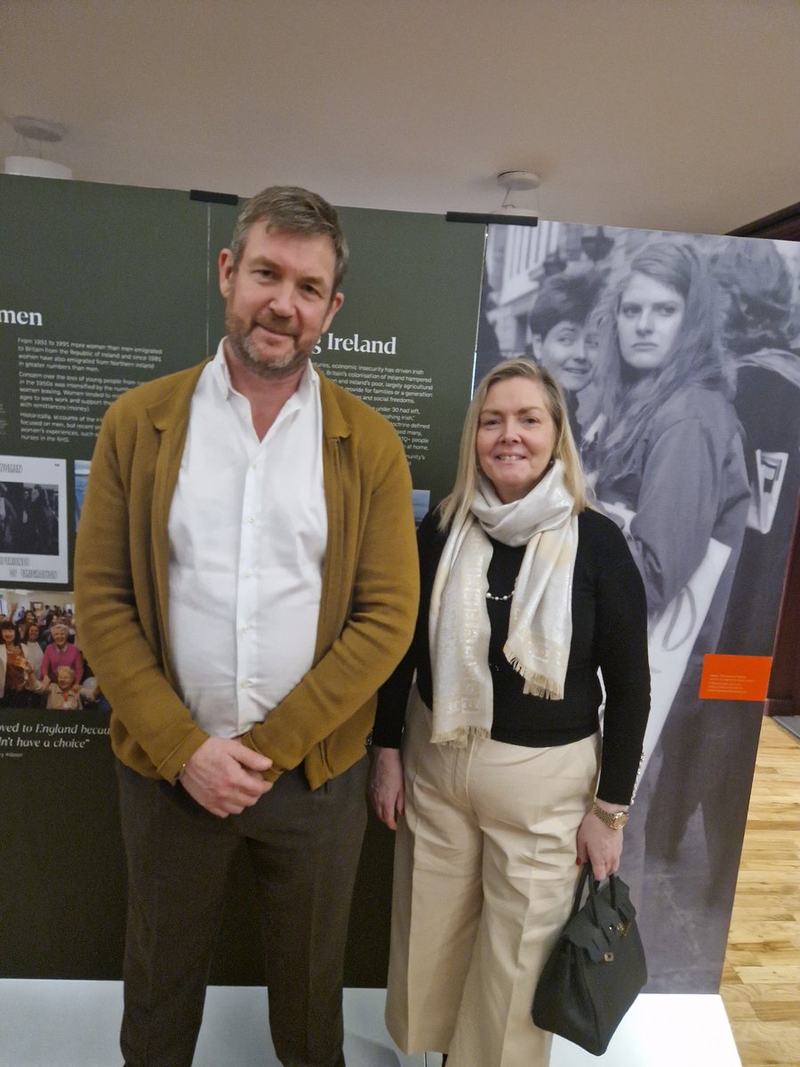 irishinbritain's tweet photo. A wonderful final day @MyICCLondon before we go to Liverpool. Thank you @Jacquelineodono for supporting our tour and helping us take these oral histories on the road #GRMA #IrishinBritain50 https://t.co/kW28fjYplO
