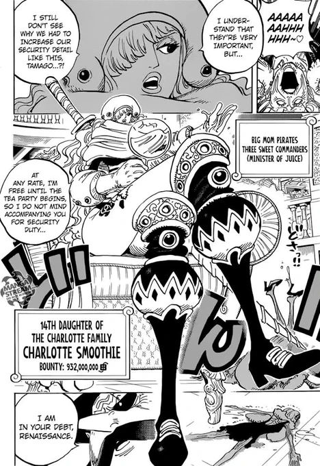 I've not necessarily dug the story pacing and overarching plot directions of recent One piece... but Oda's Yonko Commanders were some of his coolest designs in a long ass time.