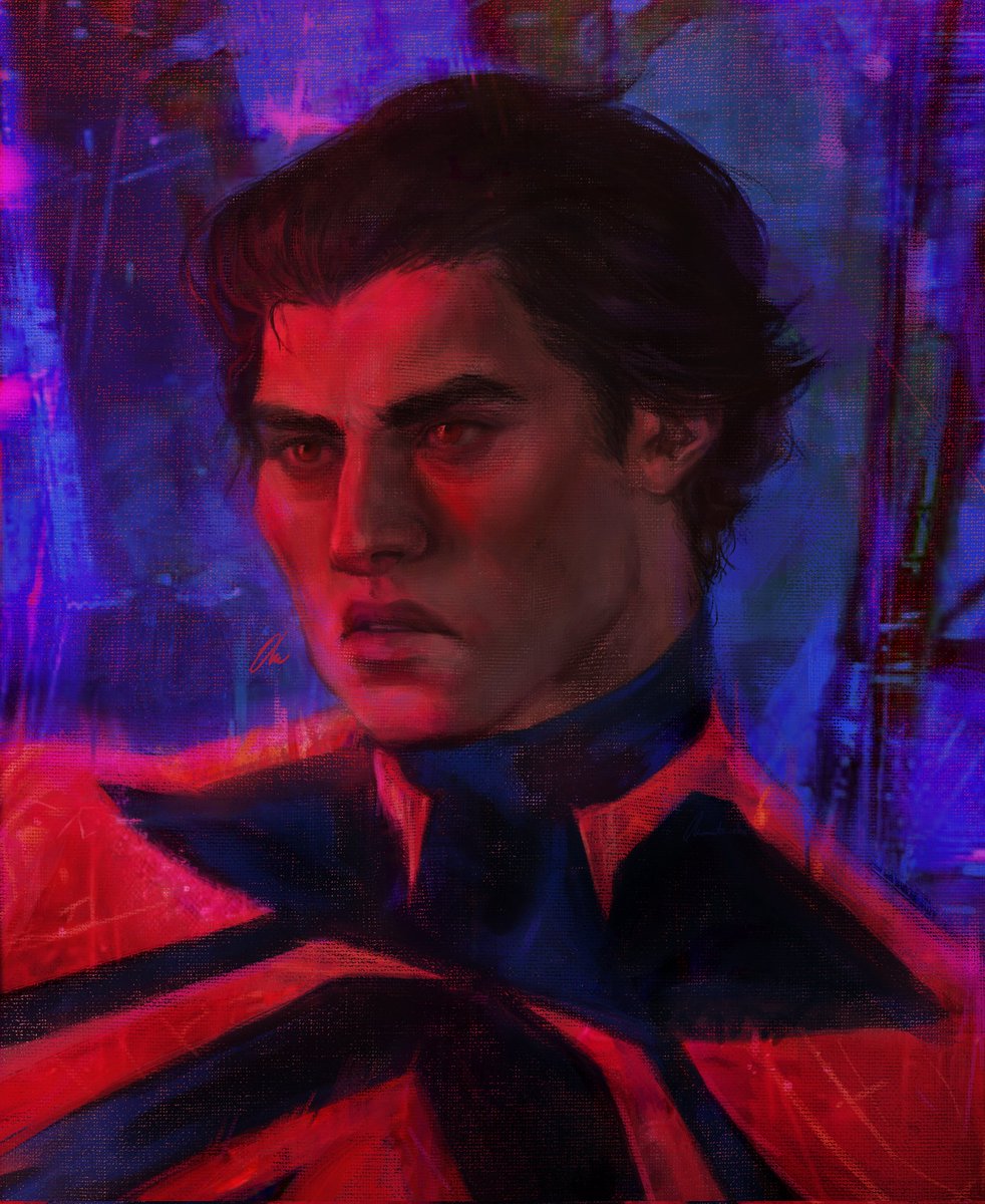 Bro's majestic (and yes I'm still obsessed with him)

Hope you all like it!! I plan to share my drawings with you from time to time 🖤

#Spiderman2099 #MiguelOhara #MiguelOharaFanart #SpidermanAcrossTheSpiderverse #ATSV #digitalpainting #photoshop