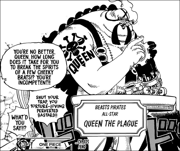 I've not necessarily dug the story pacing and overarching plot directions of recent One piece... but Oda's Yonko Commanders were some of his coolest designs in a long ass time.