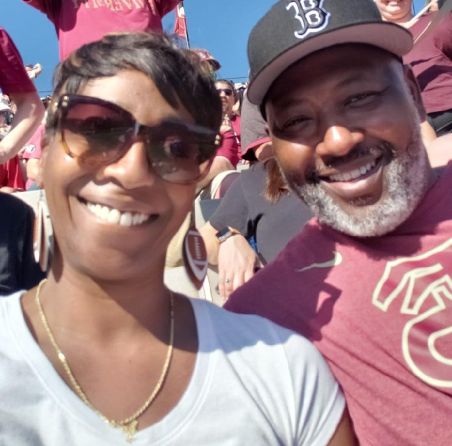 FSU VS WAKE. Thanks for the FSU shirt wifey 😘