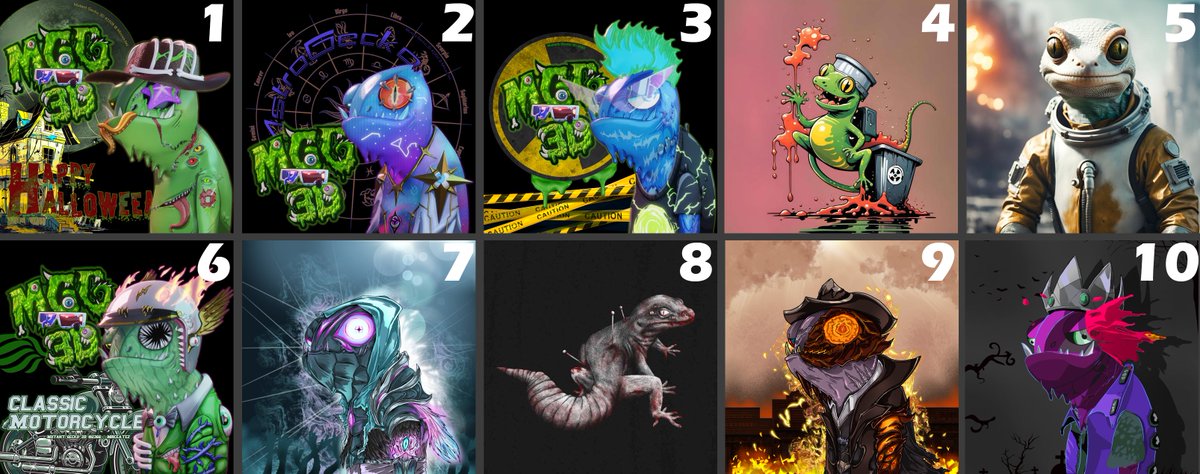 Have you voted yet?🗳️ Calling all @CyberGeckoGang holders to vote on your fav #GeckoFunArt entry @ discord until Nov 12th 🦎 Go to✍draw-on-your-gecko channel & react in the voting post discord.gg/4NqYMpduVw Good luck to all participants! May the best ART win! #tezos #vote