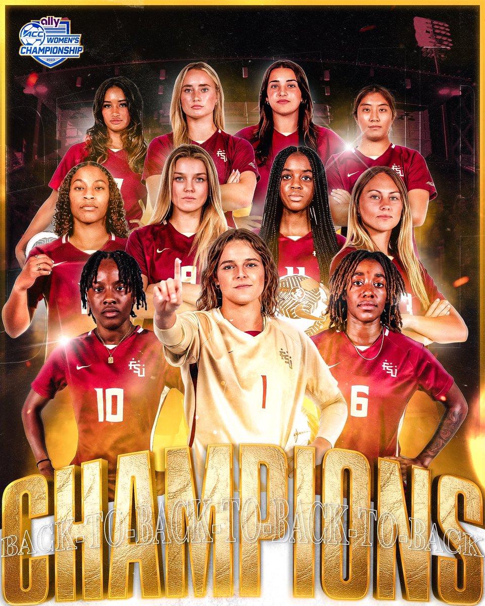 ACC CHAMPIONS FOR THE 4TH STRAIGHT YEAR‼️‼️‼️

#OneTribe