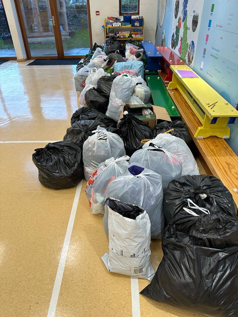 Great collection for <a href="/Rags2Riches4Sch/">Rags2Riches4Schools</a> We raised £125.60 for our school! Thank you to the whole community.