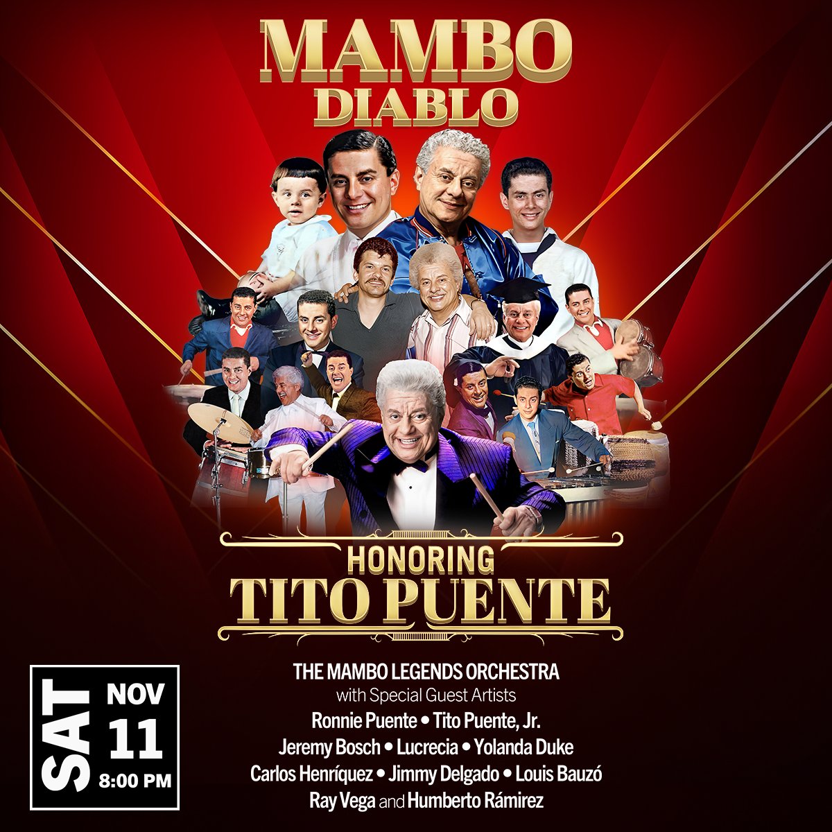 Latin Jazz Network (@latinjazznet) on Twitter photo Hostos Center Presents Mambo Diablo: Honoring Tito Puente latinjazznet.com/ILmhs Saturday November 11 2023 @ 8 pm. Main Theater Hostos Community College. 450 Grand Concourse, Bronx, NY. Box Office: 718-518-4455. Buy Tickets at: hostoscenter.org / <a href="/HostosCenter/">Hostos Center</a> Hostos Center Presents Mambo Diablo: Honoring Tito Puente latinjazznet.com/ILmhs Saturday November 11 2023 @ 8 pm. Main Theater Hostos Community College. 450 Grand Concourse, Bronx, NY. Box Office: 718-518-4455. Buy Tickets at: hostoscenter.org / <a href="/HostosCenter/">Hostos Center</a>